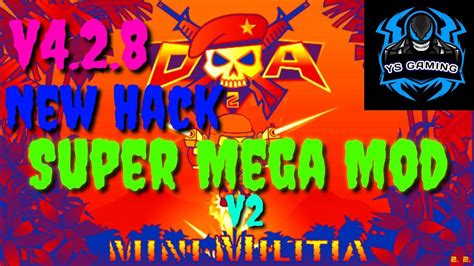 mini militia super mega|Mini Militia v4.2.8 Super Mega MOD v2 .